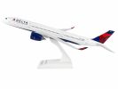 Airbus A350 Commercial Aircraft "Delta Air Lines" (N501DN) White with Red and Blue Tail (Snap-Fit) 1/200 Plastic Model by Skymarks