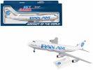 Boeing 747-100 Commercial Aircraft with Landing Gear "Pan American (Pan Am) Airways" (N8642E) White (Snap-Fit) 1/200 Plastic Model by Skymarks