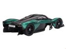 Aston Martin Valkyrie Aston Martin Racing Green Metallic with Black Top 1/18 Model Car by Top Speed