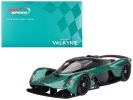 Aston Martin Valkyrie Aston Martin Racing Green Metallic with Black Top 1/18 Model Car by Top Speed