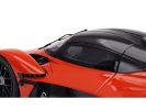 Aston Martin Valkyrie Maximum Orange with Black Top 1/18 Model Car by Top Speed