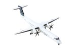 Bombardier Q400 Commercial Aircraft "Porter Airlines" (C-GKQC) White with Dark Blue Tail 1/400 Diecast Model Airplane by GeminiJets