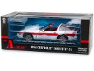 1984 Chevrolet Corvette C4 Convertible White with Red Stripe "The A-Team" (1983-1987) TV Series 1/18 Diecast Model Car by Greenlight