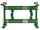 Adjustable Four Post Lift "Turtle Wax" Green 1/18 Diecast Model by Greenlight