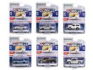 "Hot Pursuit" Set of 6 Police Cars Series 44 1/64 Diecast Model Cars by Greenlight