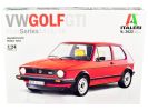 Skill 3 Model Kit 1976-78 Volkswagen Golf GTI First Series 1/24 Scale Model by Italeri